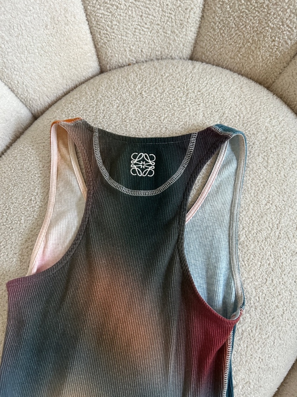 Loewe Multicolor Gradient Scoop Neck Tank - Picture 5 of 5